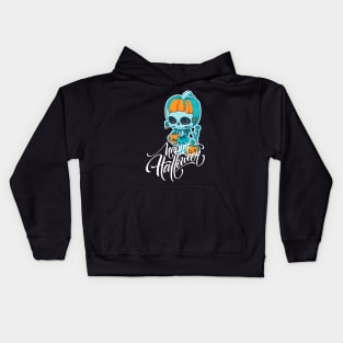 Funny Halloween Skeleton Kids Hoodie